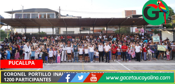 Coronel Portillo inaugura programa vacacional con más de 1200 participantes