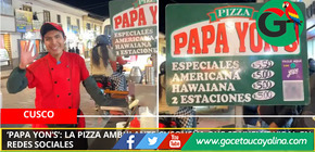 ‘Papa Yon’s’: la pizza ambulante cusqueña que se vuelve viral en redes sociales