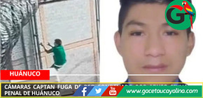 Cámaras captan fuga de reo condenado por abuso sexual en penal de Huánuco