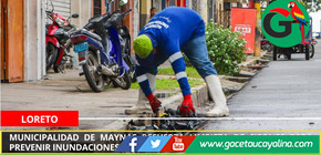 Maynas lucha contra la basura que obstruye sifones y provoca inundaciones