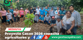 Escuelas de campo fortalecen producción cacaotera de familias en Neshuya