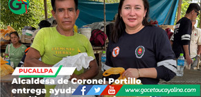 Alcaldesa entrega ayuda humanitaria a familias afectadas por inundación