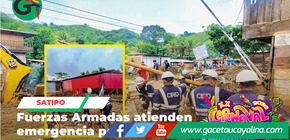 Ejército del Perú despliega apoyo urgente en Pangoa Junín