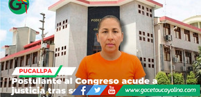 Candidata de Fuerza Popular se presenta ante Poder Judicial tras polémica