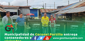 Municipalidad entrega contenedores y anuncia recolección selectiva para más viviendas