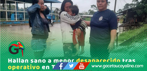 Encuentran con vida a niño desaparecido tras intensa búsqueda comunitaria en Tahuanía