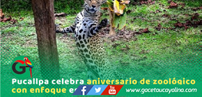 Zoológico de Pucallpa celebra aniversario con educación ambiental y conservación