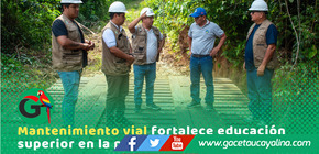 Atalaya mejora acceso al instituto con mantenimiento de pontones carrozables