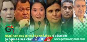 Candidatos presidenciales expondrán planes para la Amazonia con 2.5 millones de electores