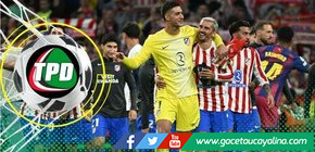 Atlético de Madrid  pese a la derrota con Barcelona clasifica a semifinales de Champions